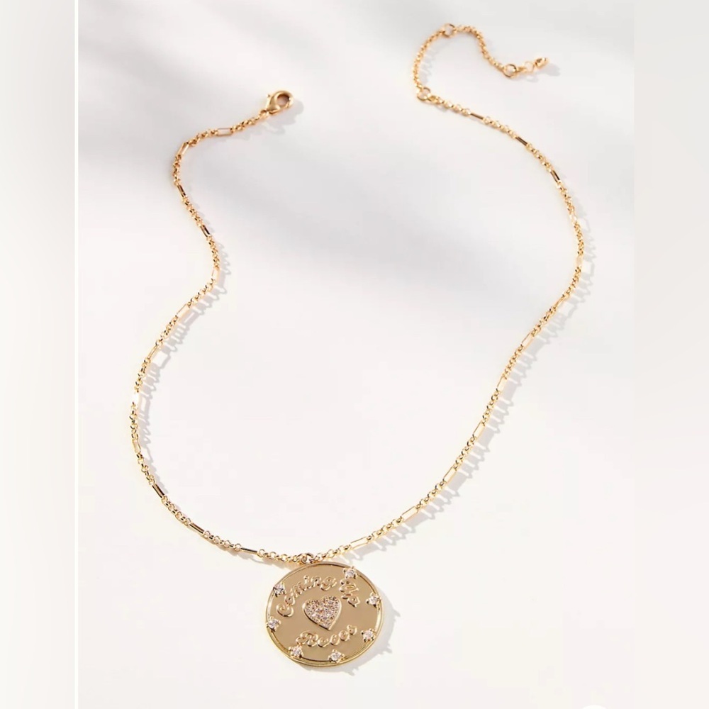 Anthropologie Gold‎ Pendant Necklace